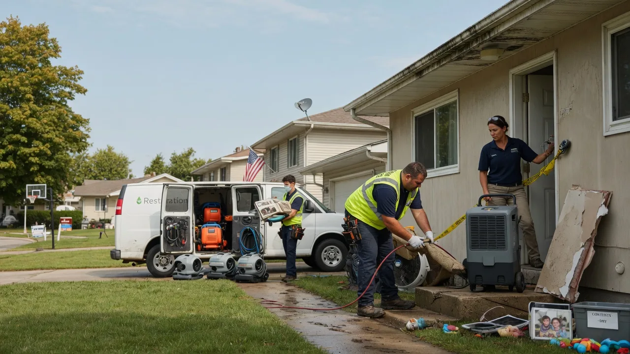 Water Damage Restoration in Greentown, OH near me